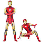 Marvel Avengers Iron Man Deluxe Adult Mens Cospaly Costume Carnival Fancy Dress.