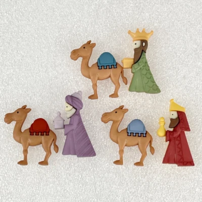 Dress It Up We Three Kings Buttons Holiday Collection Foto 1 de 4