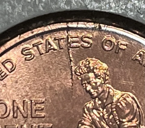 2009 Lincoln Formative Years Cent Large Die Crack & DDR-13 Dual Error Coin Cover