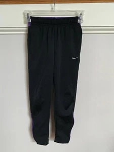 NIKE Girls Black Purple Dri-Fit Athletic Pants Size XS EUC - Bild 1 von 2