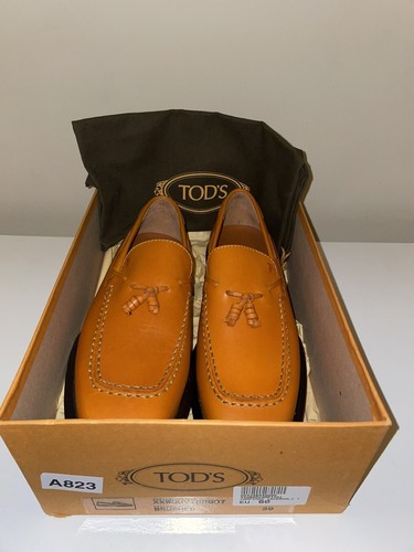 TOD’S Nuovissimi mocassini da donna arancione Tod's in pelle taglia 39