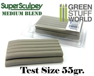 Super Sculpey MEDIUM BLEND - 55gr - ofenhärtende Modelliermasse - Test-Format - Bild 1 von 3