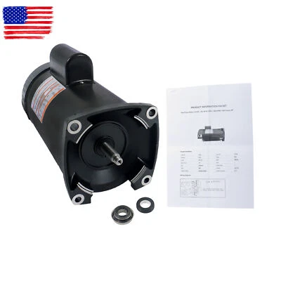 3450 RPM Square Flange Pool Pump Motor B2840 2.5 HP 60 HZ 56Y Frame - Image 1 of 4