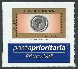 2004 ITALIA POSTA PRIORITARIA 60 CENT ROTOCALCO MNH ** - ED8 - Imagen 1 de 1