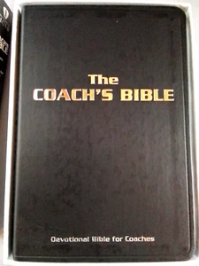 Coach's Devotional Bible: HCSB  *Leather Touch" Fellowship of Christian Athletes - Picture 1 of 3