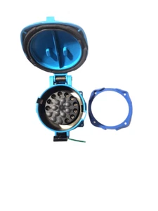 Salida de receptáculo Meltric 17-64100 Multipin 10P DN20c 50 V 20A azul metal talla 5 - Imagen 1 de 10