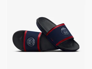 Nike Offcourt Slide Paris Saint-Germain Flip Flops Sandalen PSG 45 47 FZ3190-400 - Picture 1 of 6