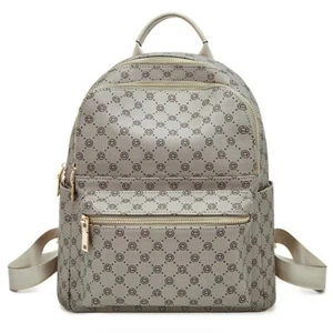 Bedruckter Lederrucksack für Damen Damenmoder Rucksack mit verstellbarem - Bild 1 von 6