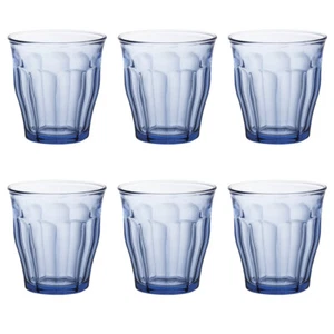 Boîte de 6 gobelets Picardie 25 cl bleu verre 8.5 cm duralex - Imagen 1 de 1