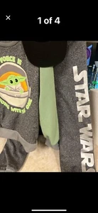 Star Wars Grogu Mandalorian 2 Piece Jogger Suit +black Grogu Cap - Picture 1 of 4