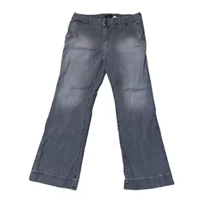 Eddie Bauer Femme Stretch Classic Bootcut grau Jeans Gr. 12 Flare - Bild 1 von 13