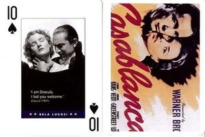 BELA LUGOSI  CARTA DA GIOCO  PIATNIK SERIE MOVIE STARS PLAYING CARDS NUOVA - Imagen 1 de 1