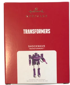 Transformer 2021 "SHOCKWAVE" sello recuerdo adorno adorno Navidad H2 - Imagen 1 de 3