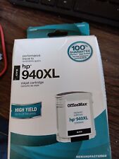 OfficeMax Black High Yield Ink Cartridge Compatible with HP 940XL (C4906AN) 2011