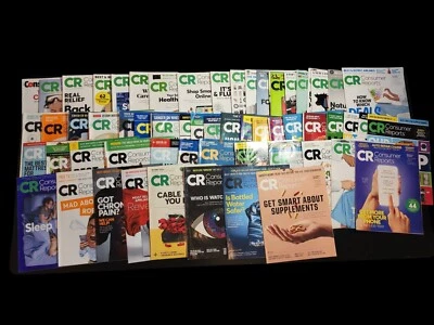 Lot of Consumer Reports Magazines 2015–2022 – 74 Issues - Imagem 1 de 4
