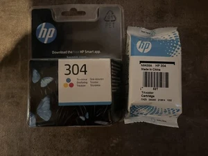 2 Cartouches Imprimante HP 304 Couleur - Photo 1/1