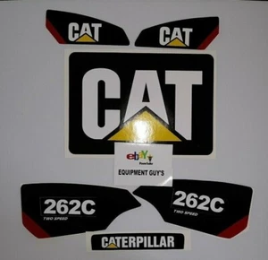 STICKER SET SKID STEER CATERPILLAR CAT DECAL KIT LOADER 262C 2 speed - Picture 1 of 2