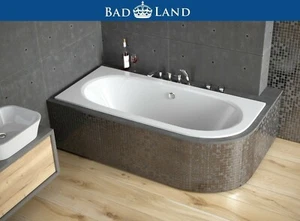Eckbadewanne Eckwanne Badewanne  160 x 75 Rechts Styropor Ablauf Füße ! GRATIS ! - Bild 1 von 8