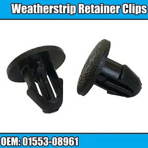 20x Weather Strip Rubber Retainer Clips For Nissan Altima 20SX Sentra Black - Picture 1 of 1