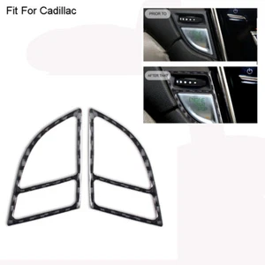 Marco decorativo con botones de arranque de fibra de carbono para Cadillac ATSL 2013-2019 - Imagen 1 de 11