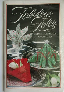 Vintage Fabulous Folds Napkin Folding for Special Days 1989 Christmas Dining New - Bild 1 von 4