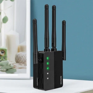 Ripetitore WiFi Dual Band 2.4G 5.8G Amplificatore WLAN 4 Antenne Esterne Porta 2xLAN - Foto 1 di 11