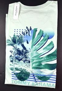 Authentisches Tommy Bahama BIG Herren Grafik T/Marina Green/Monsterra Fade - Bild 1 von 11