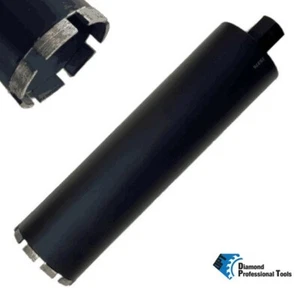 Broca de núcleo de diamante húmedo de 3-1/2"" para ladrillos concreto asfalto 1-1/4""-7 hilos - Imagen 1 de 15