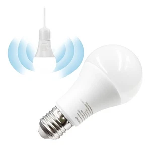 Radar Motion Sensor Outdoor Light Bulb – E26/E27 A19 12 Watts Daylight LED - Picture 1 of 7