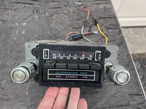 Vtg Ford Indash radio 1980s 1970s Am Fm Cassette Tape Quadrasonic - Bild 1 von 11
