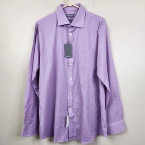 NEW Michael Kors Mens Regular Fit Shepherds Check Printed LS Button Down XL - Picture 1 of 7