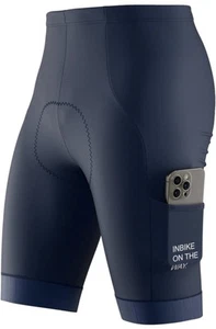 INBIKE Herren Fahrradhose Radhose Radlerhose gepolstert blau Größe M neu - Bild 1 von 6