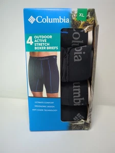 Columbia XL - Paquete de 4 calzoncillos boxer para hombre Strech transpirables ligeros tecnología anti rozaduras - Imagen 1 de 11