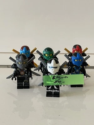 Lego Ninjago Figurenset, 6 Krieger plus 1 Figur gratis, Sammlerwert 100,00 € - Bild 1 von 4