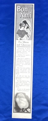 Anuncio Bon Ami 1911 vintage “para espejos y cristalería” bueno para enmarcar Foto 1 de 3