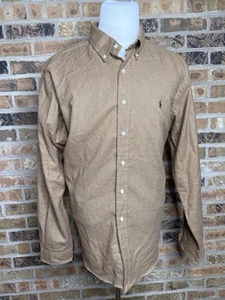 Polo Ralph Lauren Hemd Herren braun Hahnentritt Flanell Knopf 2XL - Bild 1 von 8