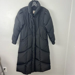Vintage JC Penney Down Puffer Long Maxi Coat Womens size Large - Picture 1 of 8