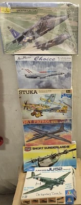 LOT MAQUETTES (X6) HELLER/ AIRFIX/ITALERI  - Photo 1/4