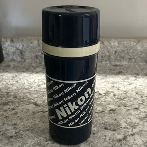 VTG Nikon Thermos Aladdin Tumbler 80s Advertisement Camera Promo - Picture 1 of 7