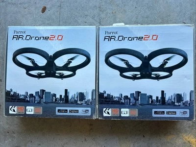 2 件套! Parrot AR.Drone 2.0 OB - 无人机 - 用于零件或维修 — 第 1/4 张图片