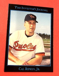Cal Ripken Jr. 1993 Investor's Journal #6 **BLUE BORDER **Super Rare ~Orioles - Picture 1 of 9