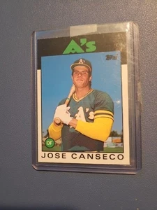 Jose Canseco Rookie 1986 Topps Traded Oakland Athletics - Picture 1 of 2