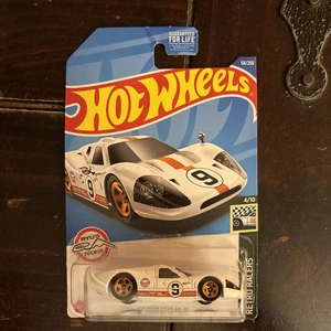 2022 Hot Wheels #58 Retro Racers 4/10 '67 FORD GT40 MK.IV GULF White w/Copper5Sp - Picture 1 of 5