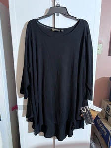 Serena Williams Signature Statement Black Sweater Tunc Size 3X NWT - Picture 1 of 2