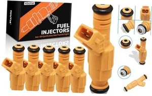 0280155710 Fuel Injectors Set of 6 Compatible with Wrangler1991-1998,Cherokee - Picture 1 of 6