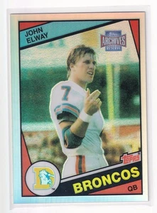 2001 Topps Archives John Elway #63 - Refractor Reprint (RC) - Picture 1 of 3