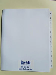 JAN-DEC Monthly Index Tab Divider 120 SETS Collated, $1.89 per set - Picture 1 of 1