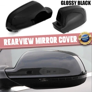 Tapa de cubierta de espejo retrovisor lateral con asistencia de carril negra para Audi A4 B8.5 S4 A5 S5 A3 RS4 RS5 - Imagen 1 de 11
