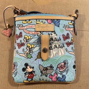 Dooney & Bourke Disney Mickey Tinker Bell Dumbo Umhängetasche - Bild 1 von 13