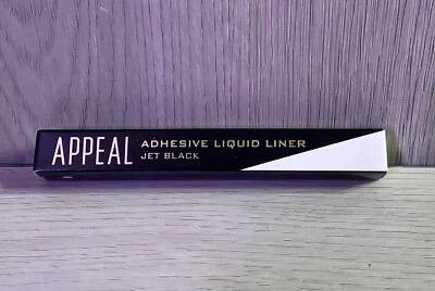 APPEAL Adhesive Liquid Liner JET BLACK for Faux Lashes Full Sz NEW / SEALED BOX  - Image 1 of 4